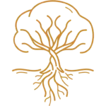 Pictogram tree with roots