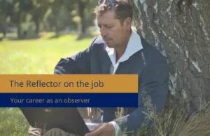 Man with laptop under tree