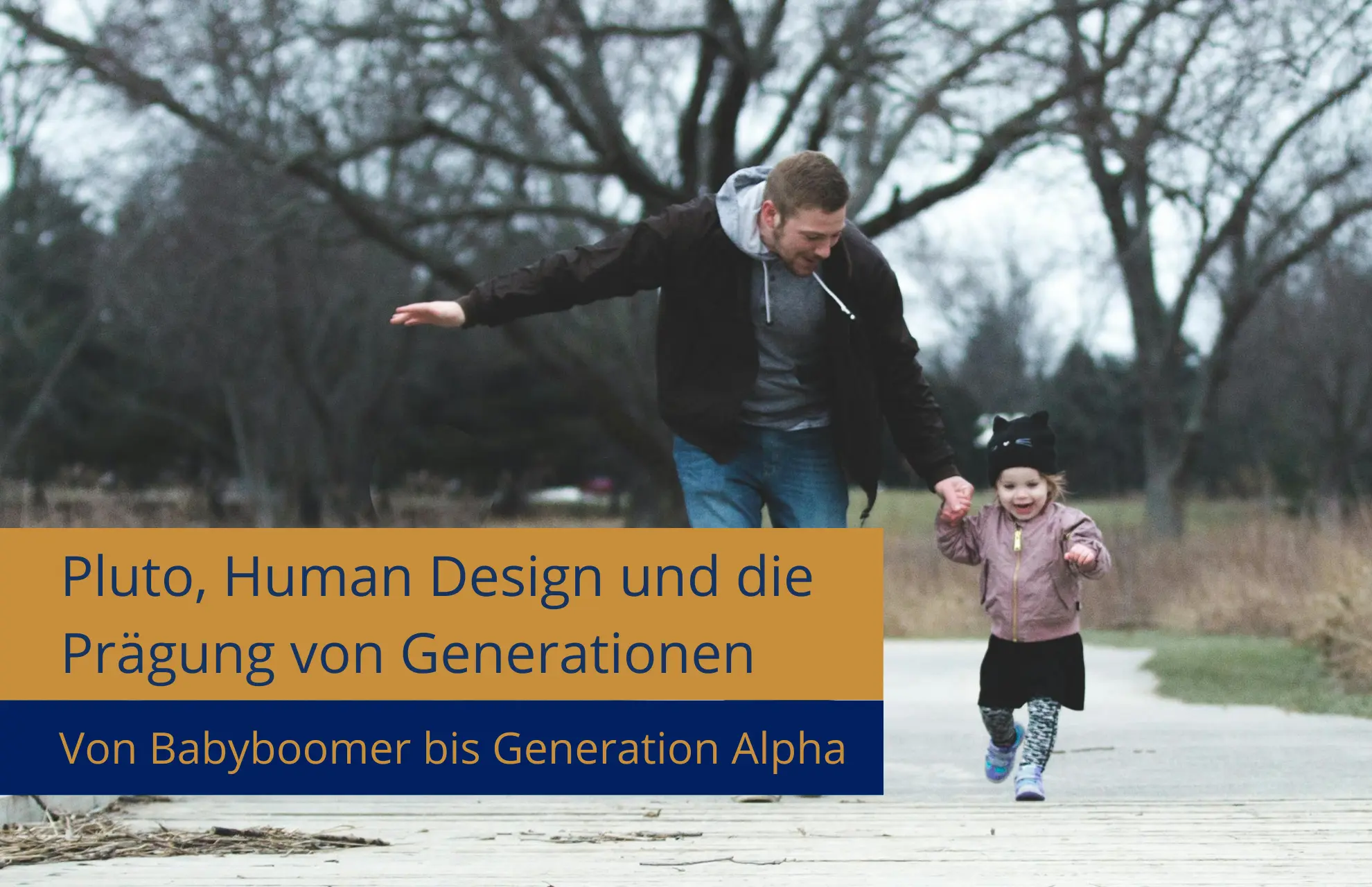 Vater und Tochter als Bild für verschiedene Generationen